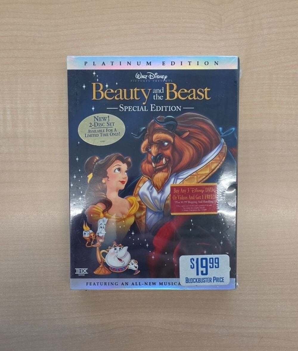 Beauty and the Beast Special Edition Platinum Edition DVD 2-Disc Set